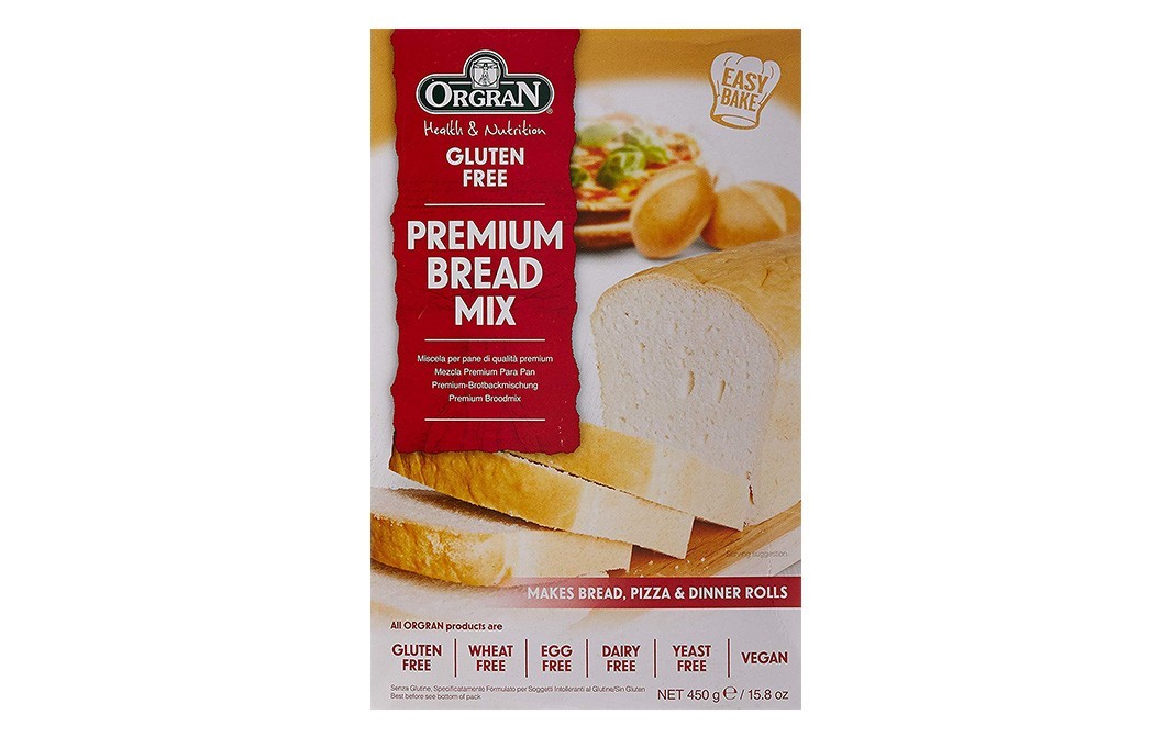 Orgran Gluten Free Premium Bread Mix    Pack  450 grams